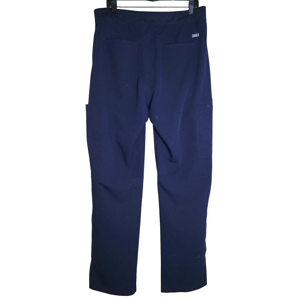 Figs Men's Axim Cargo Scrub Pants Size XL Navy Medical HealthCare Uniform EUC
